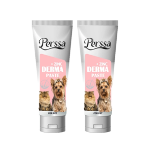 خمیر تقویت پوست مو سگ و گربه پرسا مدل plus zinc Paste Derm