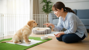 مراحل آموزش دستشویی سگ برای صاحبان حیوانات خانگی